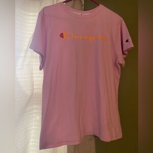 Champion Light Pink Athletic Tee